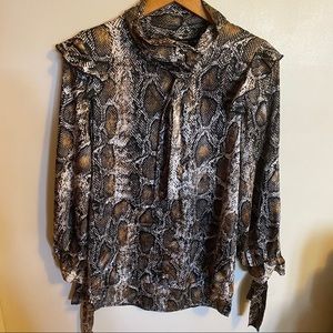Snake print Longsleeve top